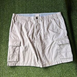 Merona Men's Cream and Tan Shorts